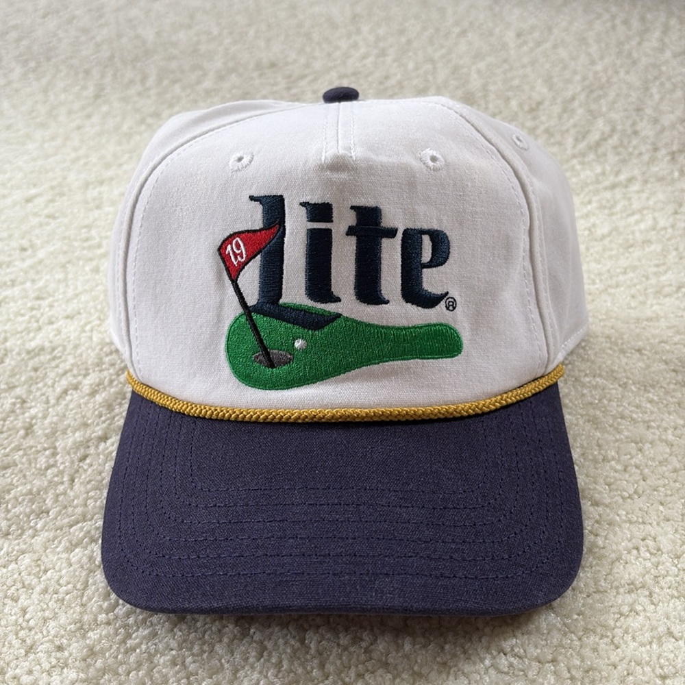 Miller Lite Golf Rope Hat
